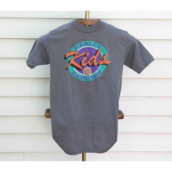 Vintage 90s Harley Davidson Kids Virginia Beach T-Shirt - Picture 2 of 4